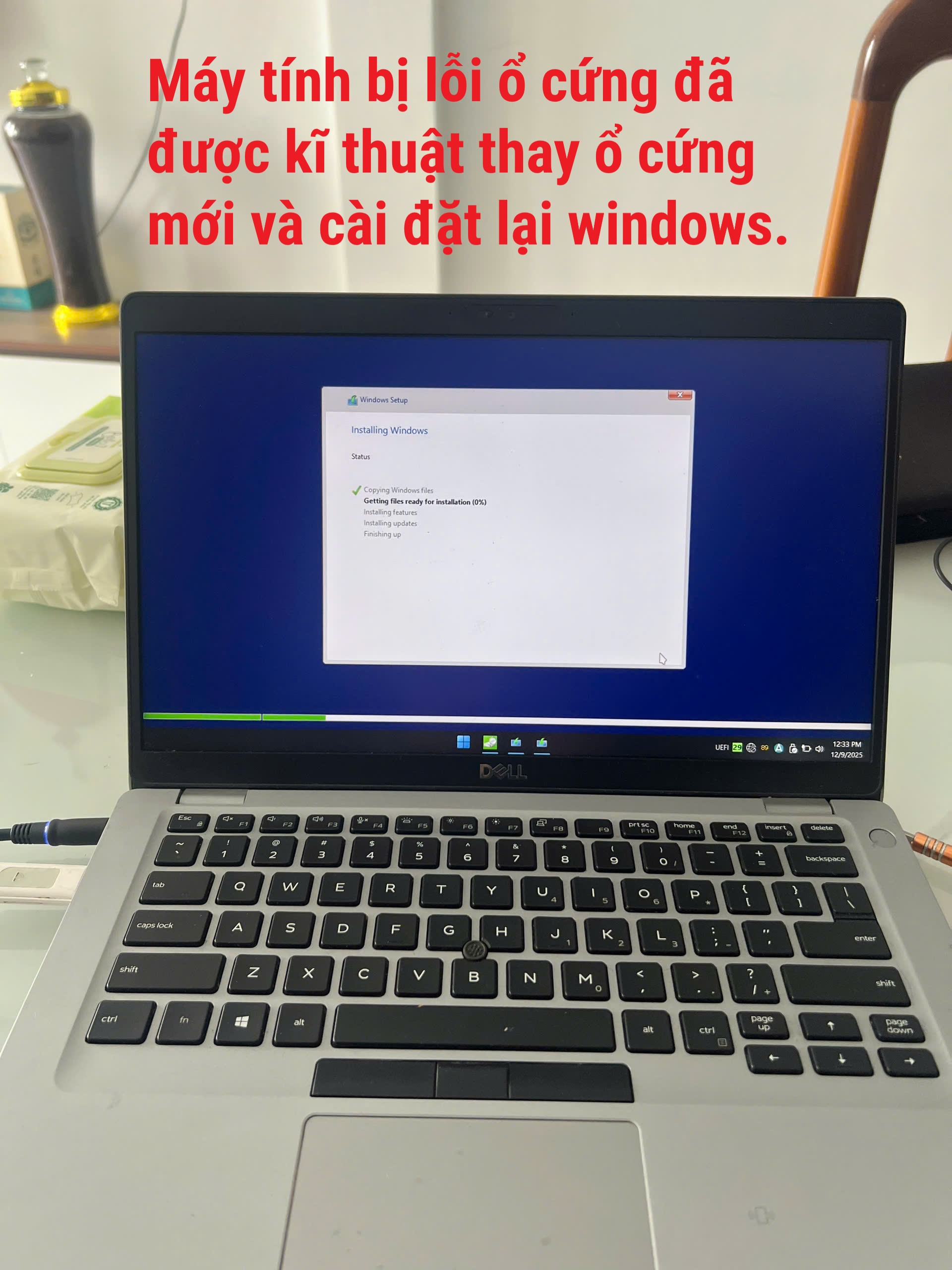 Thay ổ cứng SSD và cài Windows tận nơi Gò Vấp giúp nâng cấp tốc độ máy tính